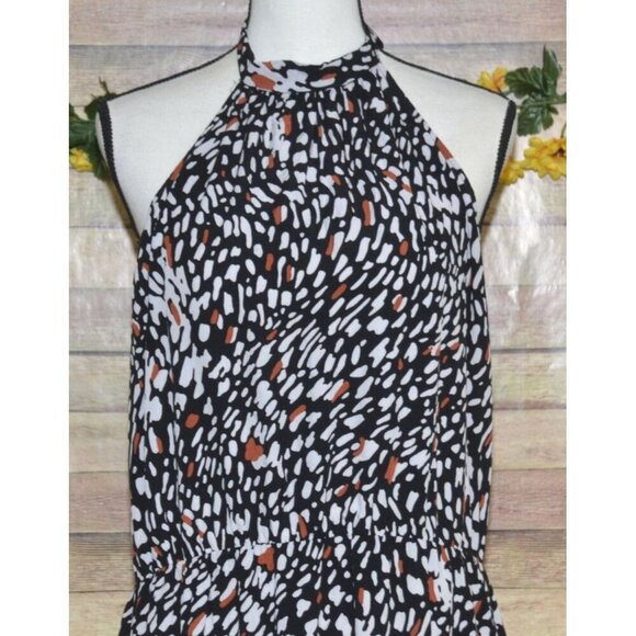 PRETTYGARDEN Women’s Halter Neck Maxi Dress Casual Sleeveless Backless Sundress - Picture 2 of 11